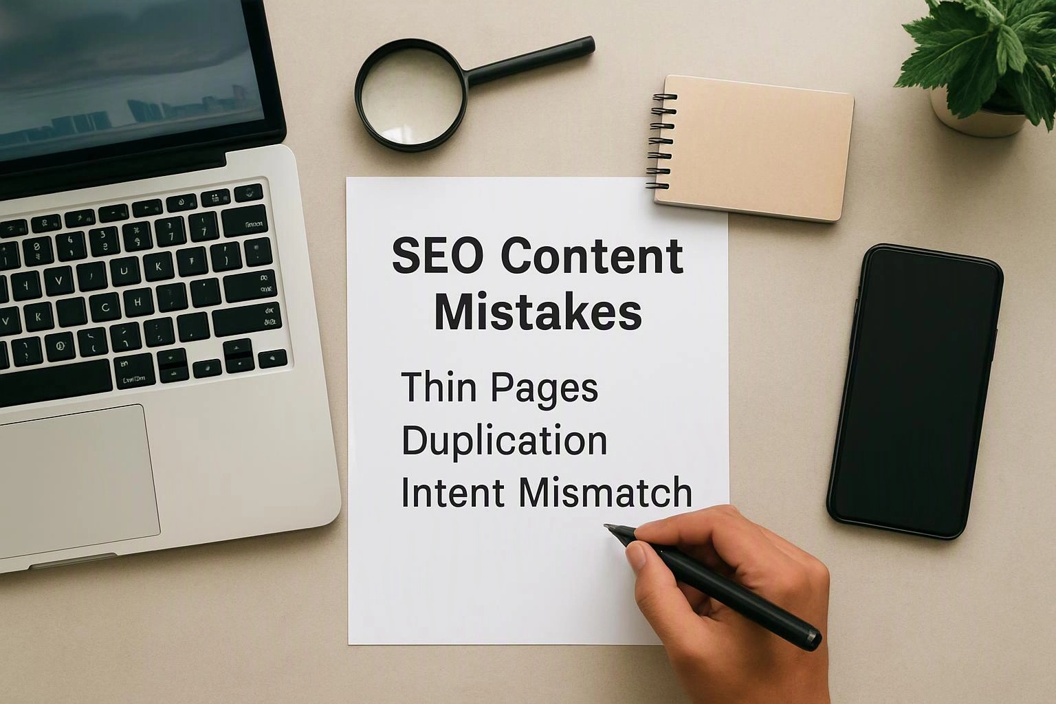 SEO Content Mistakes: Thin Pages, Duplication, and Intent Mismatch