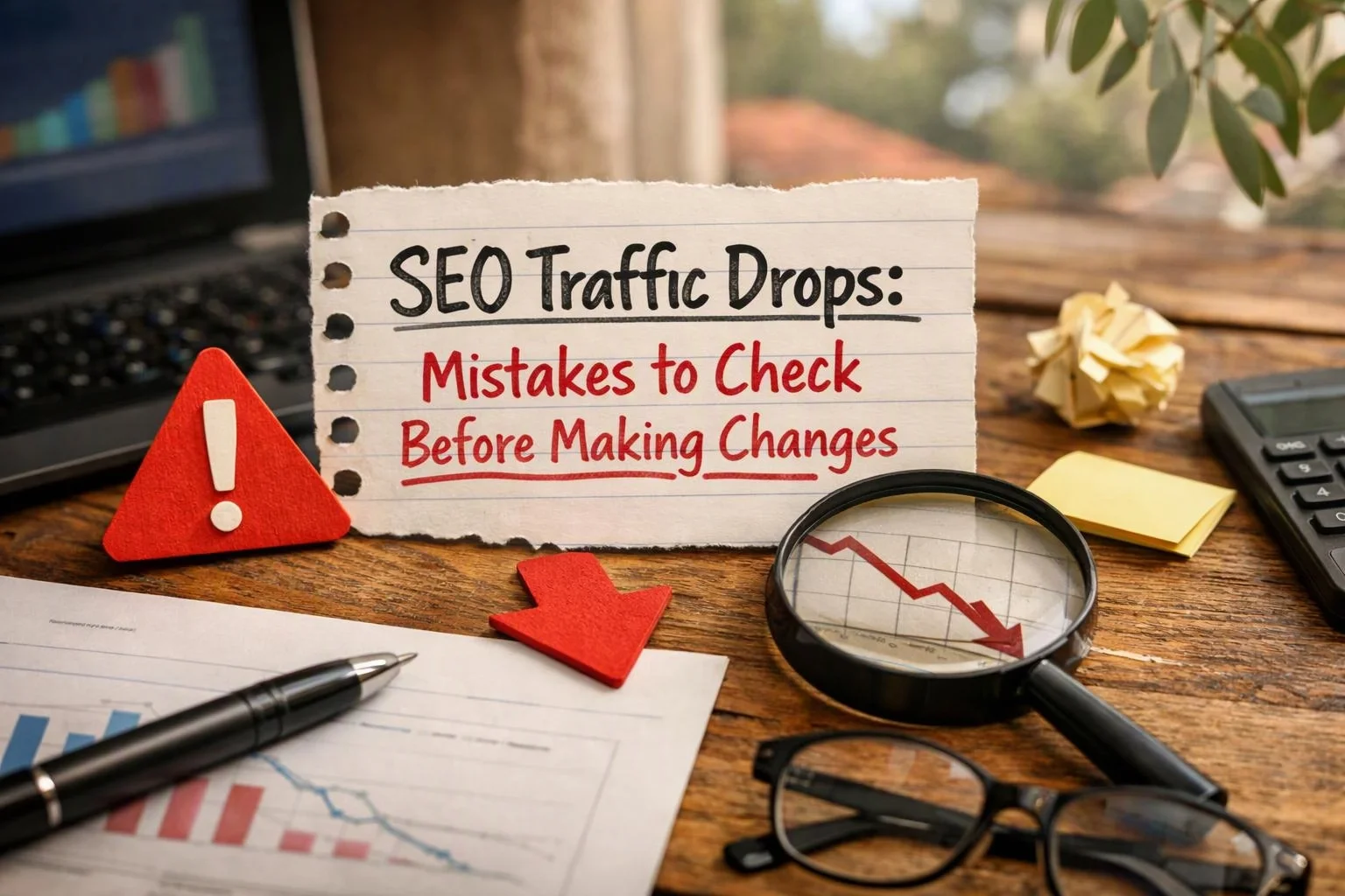 SEO Traffic Drops: Mistakes to Check Before Making Changes
